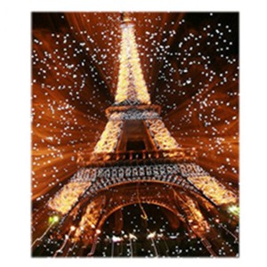 DIY명화그리기 유화 페인팅 에펠탑의 불빛 40X50